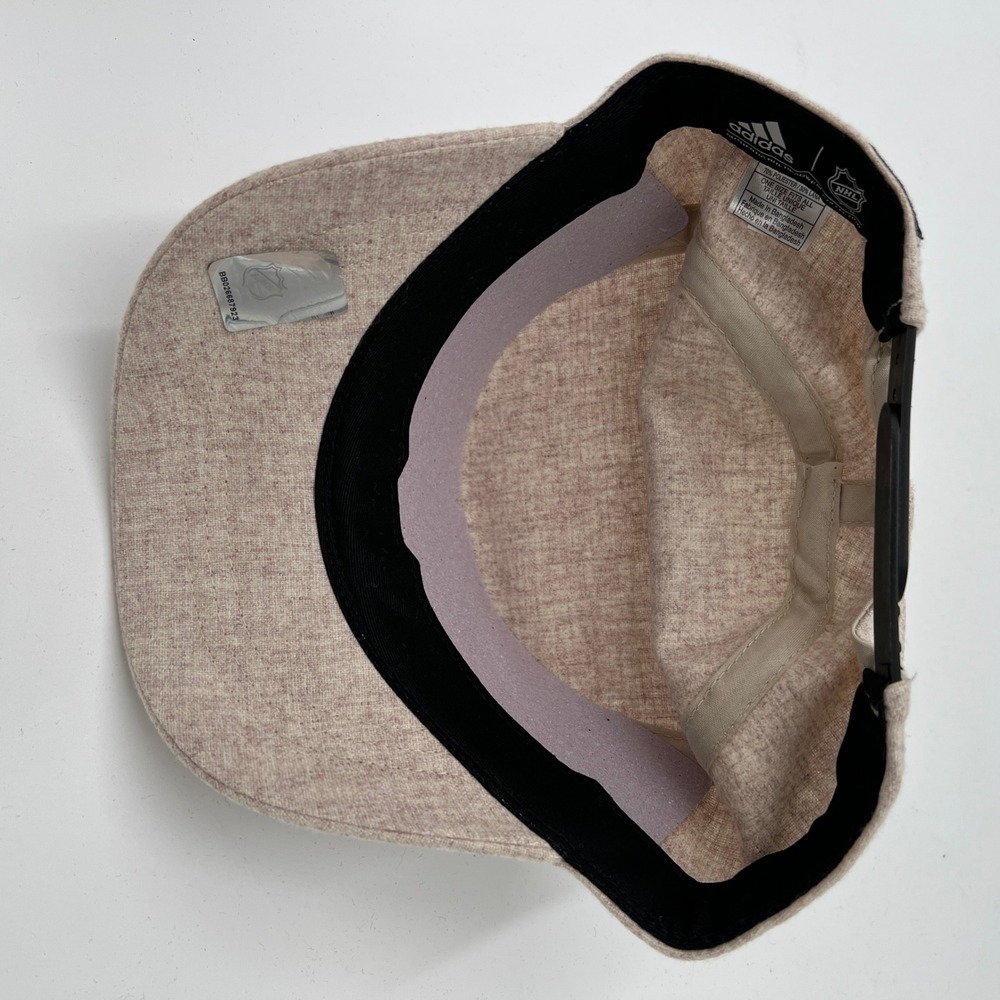 Adidas Philadelphia Flyers NHL Womens Cadet Military Hat Oatmeal Wool‎ Blend - Picture 5 of 7